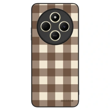 Θήκη για Xiaomi Redmi 14C - Brown grid