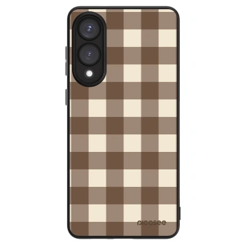 Θήκη για Samsung Galaxy S25 Edge 5G - Brown grid