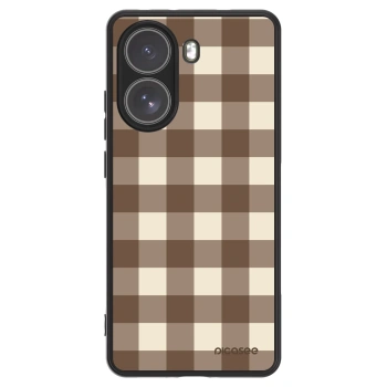 Θήκη για Xiaomi Poco X7 Pro 5G - Brown grid
