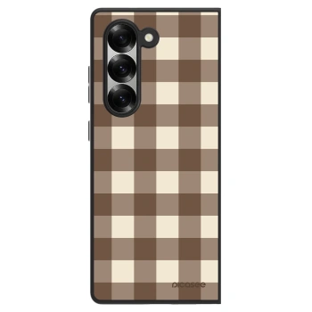 Θήκη για Samsung Galaxy Z Fold6 5G - Brown grid