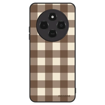 Θήκη για Xiaomi Poco C75 - Brown grid
