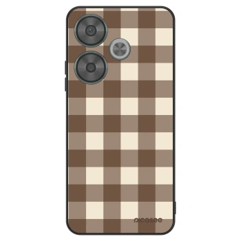 Θήκη για Xiaomi Poco F6 - Brown grid