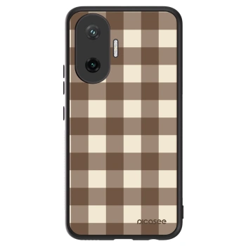 Θήκη για Xiaomi Poco F7 5G - Brown grid