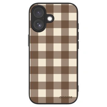 Picasee ULTIMATE CASE MagSafe pro Apple iPhone 17 - Brown grid