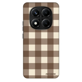 Θήκη για Xiaomi Redmi Note 14 Pro+ 5G - Brown grid