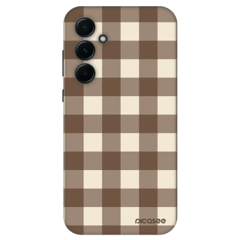 Θήκη για Samsung Galaxy A55 5G A556B - Brown grid