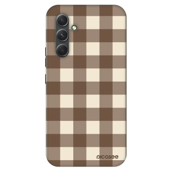 Θήκη για Samsung Galaxy A54 5G A546B - Brown grid