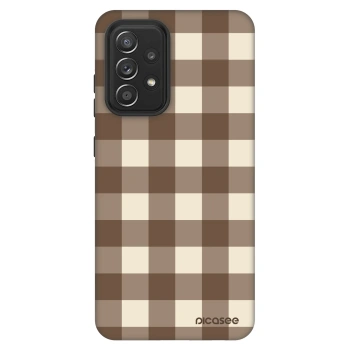 Θήκη για Samsung Galaxy A52s 5G A528B - Brown grid