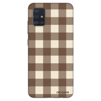 Θήκη για Samsung Galaxy A51 A515F - Brown grid