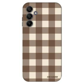 Picasee Fashion Case για Samsung Galaxy A15 A156B 5G - Brown grid