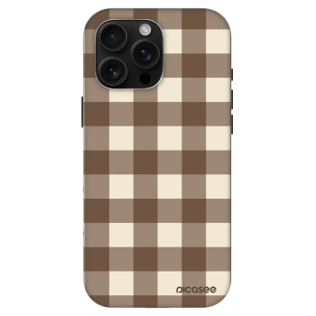 Θήκη για Apple iPhone 16 Pro Max - Brown grid