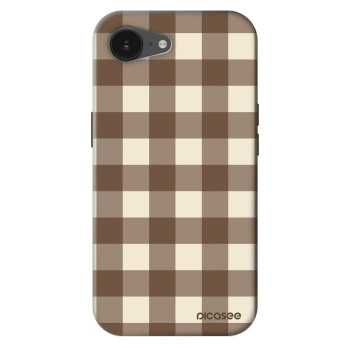 Θήκη για Apple iPhone 16e - Brown grid