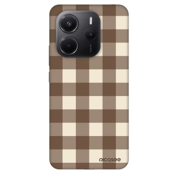 Θήκη για Xiaomi Redmi Note 14 4G - Brown grid
