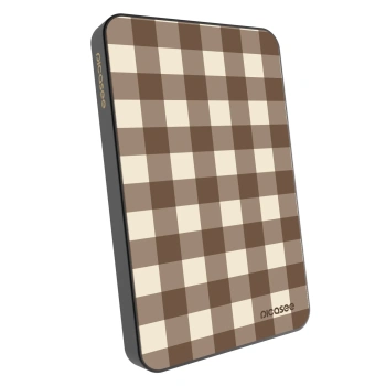 Powerbank με MagSafe 5 000 mAh Γκρί - Brown grid