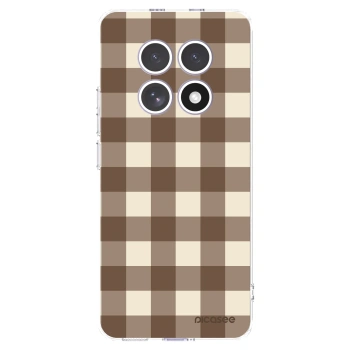Picasee διαφανής θήκη σιλικόνης Xiaomi Redmi Note 15 4G - Brown grid