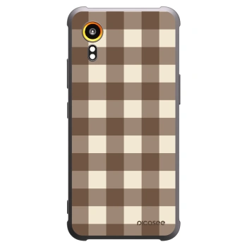 Θήκη για Samsung Galaxy XCover 7 - Brown grid