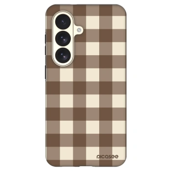 Θήκη για Samsung Galaxy S26 - Brown grid