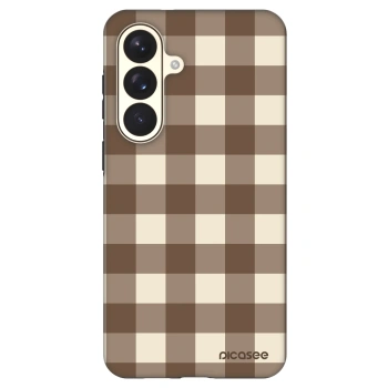 Θήκη για Samsung Galaxy S26+ - Brown grid