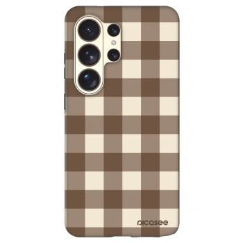 Θήκη για Samsung Galaxy S26 Ultra - Brown grid