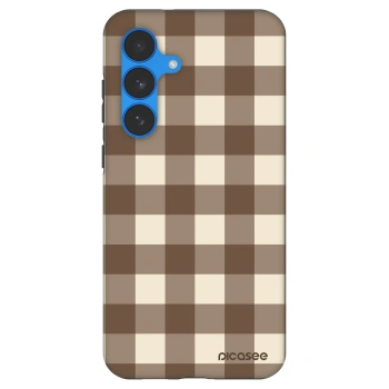 Θήκη για Samsung Galaxy S25 FE 5G - Brown grid