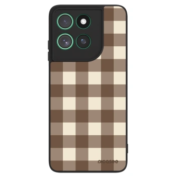 Θήκη για Motorola Moto G57 Power - Brown grid