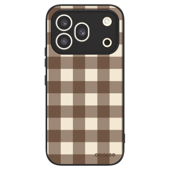 Θήκη για Honor 600 Pro - Brown grid