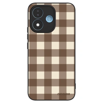 Θήκη για Xiaomi Redmi Note 17 5G - Brown grid