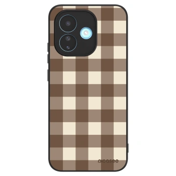 Θήκη για Xiaomi Redmi Note 17 Pro 5G - Brown grid