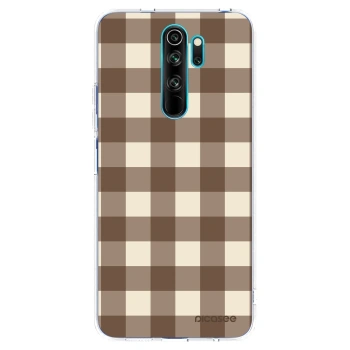 Θήκη για Xiaomi Redmi Note 8 Pro - Brown grid