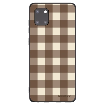 Θήκη για Samsung Galaxy Note 10 Lite N770F - Brown grid