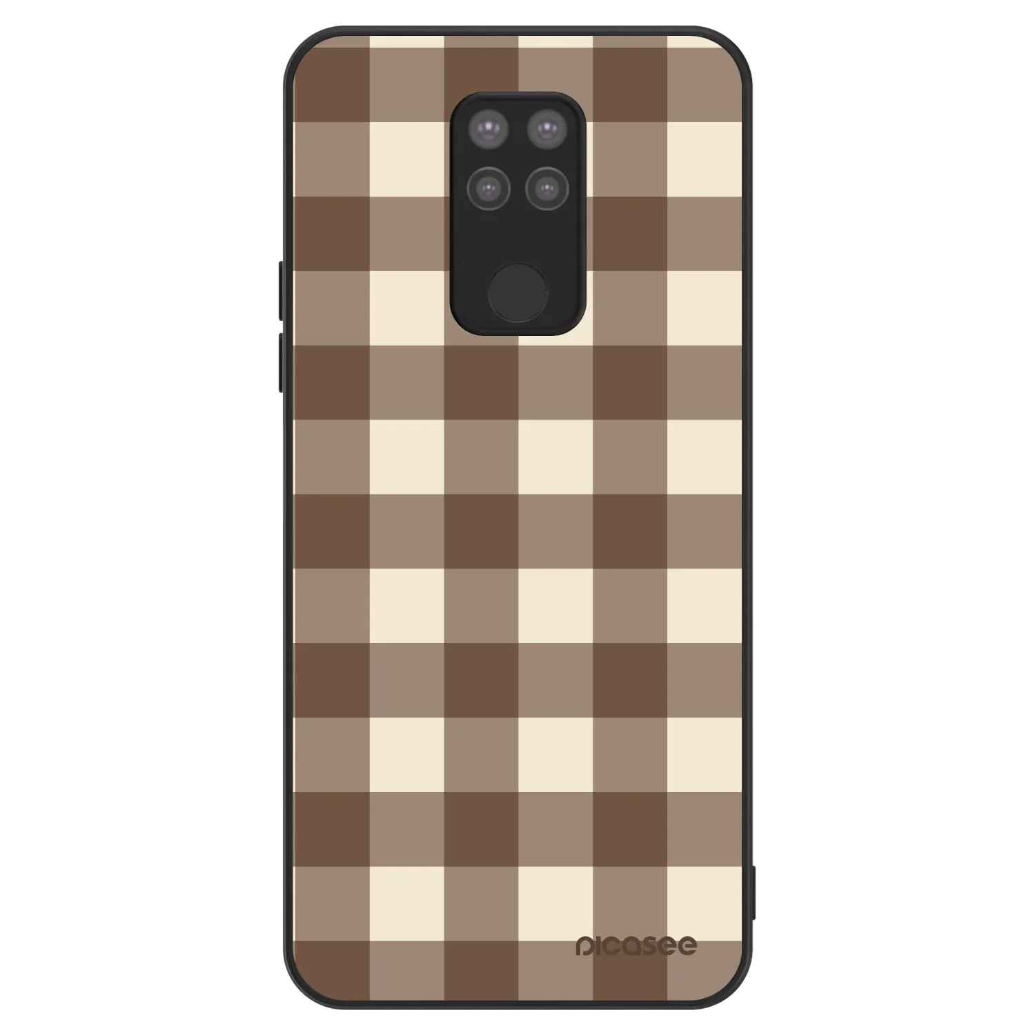 Picasee ULTIMATE CASE για Xiaomi Redmi Note 9 - Brown grid
