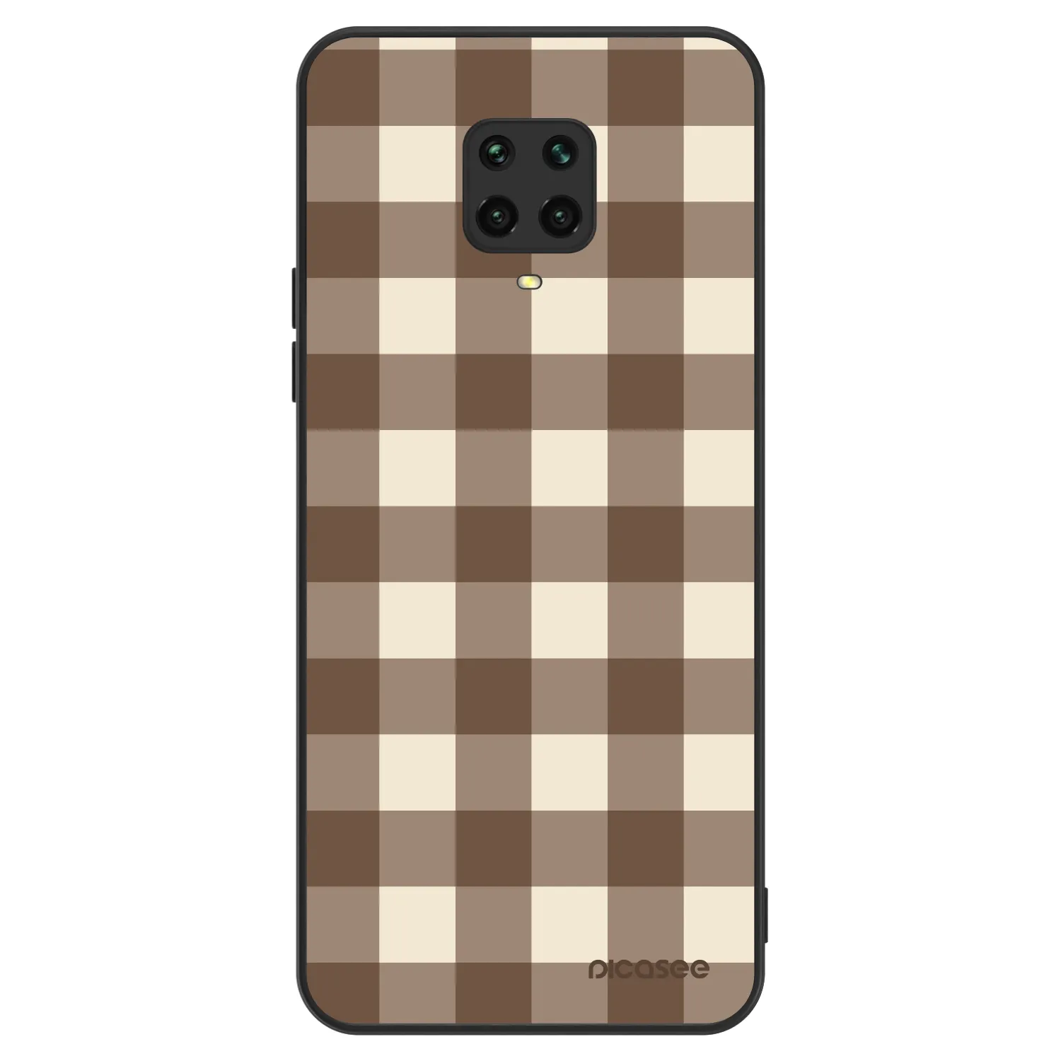 Picasee ULTIMATE CASE για Xiaomi Redmi Note 9 Pro - Brown grid