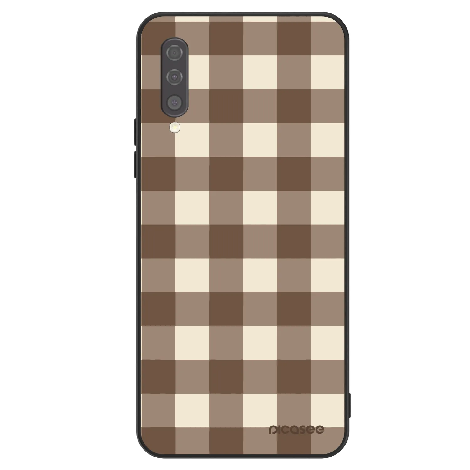 Picasee ULTIMATE CASE για Samsung Galaxy A50 A505F - Brown grid