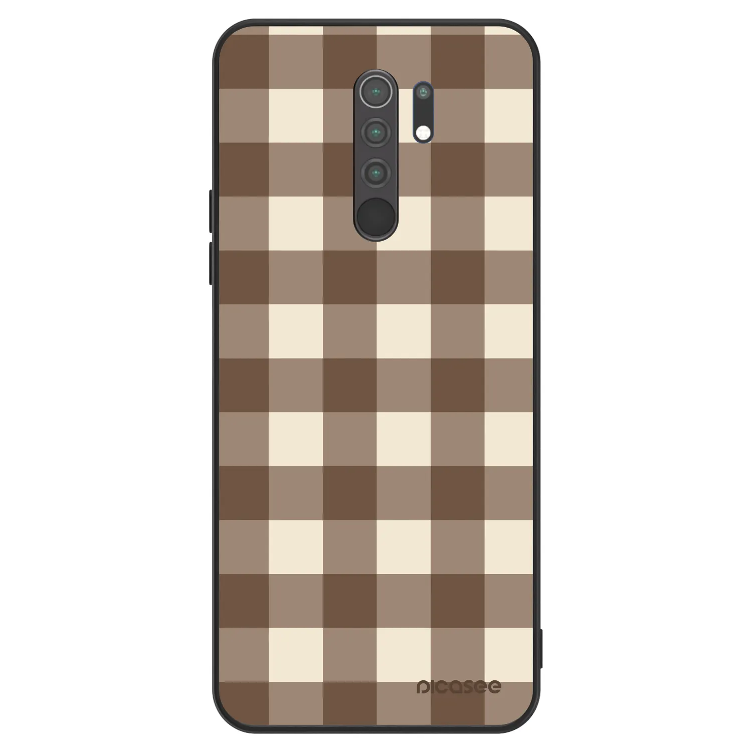 Picasee ULTIMATE CASE για Xiaomi Redmi 9 - Brown grid