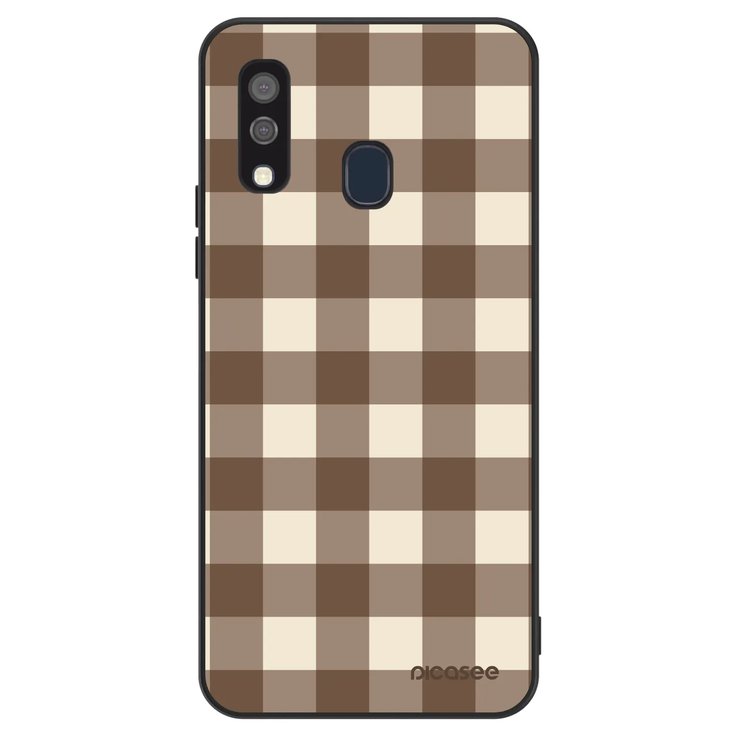 Picasee ULTIMATE CASE για Samsung Galaxy A40 A405F - Brown grid