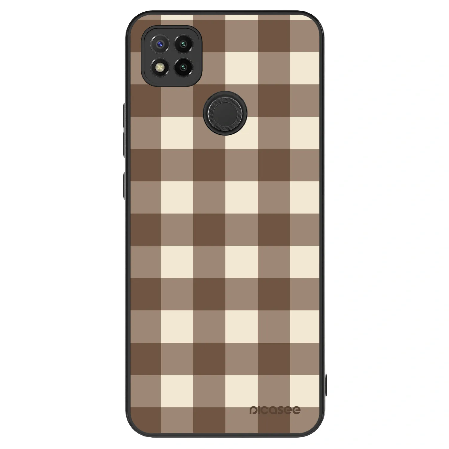 Picasee ULTIMATE CASE για Xiaomi Redmi 9C - Brown grid