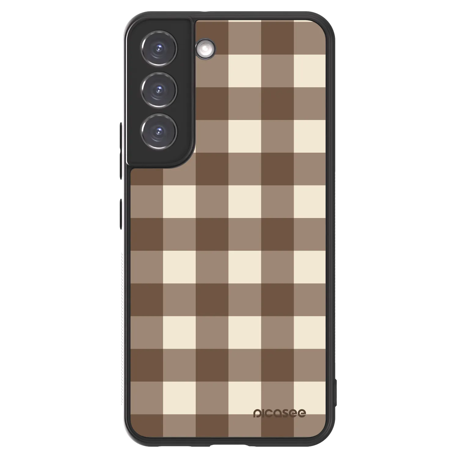 Picasee ULTIMATE CASE για Samsung Galaxy S22 5G - Brown grid