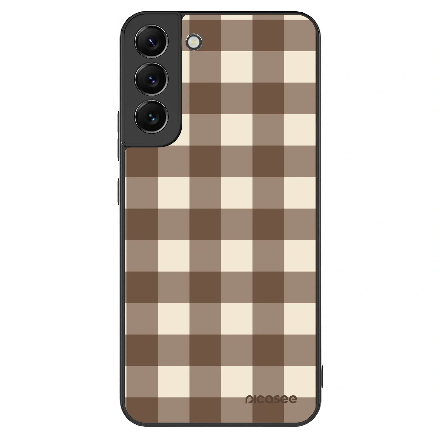Picasee ULTIMATE CASE για Samsung Galaxy S22+ 5G - Brown grid