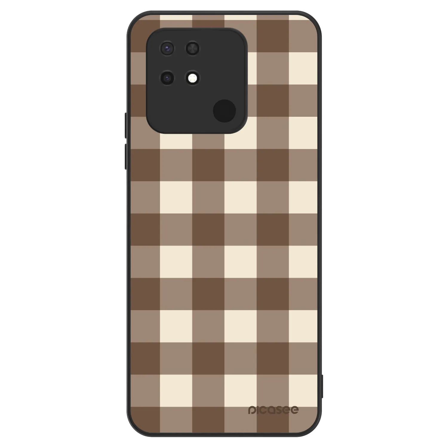 Picasee ULTIMATE CASE για Xiaomi Redmi 10C - Brown grid