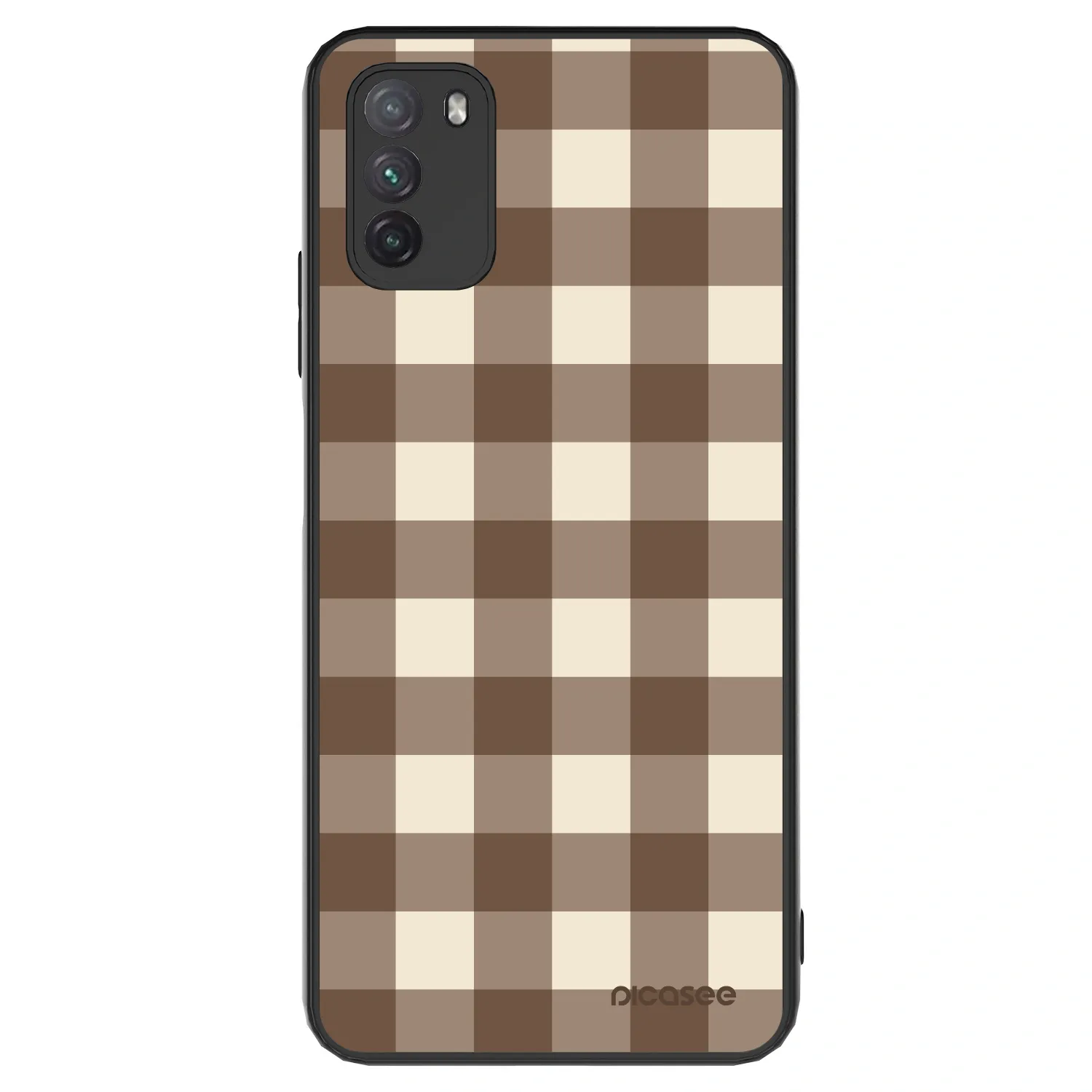 Picasee ULTIMATE CASE για Xiaomi Poco M3 - Brown grid