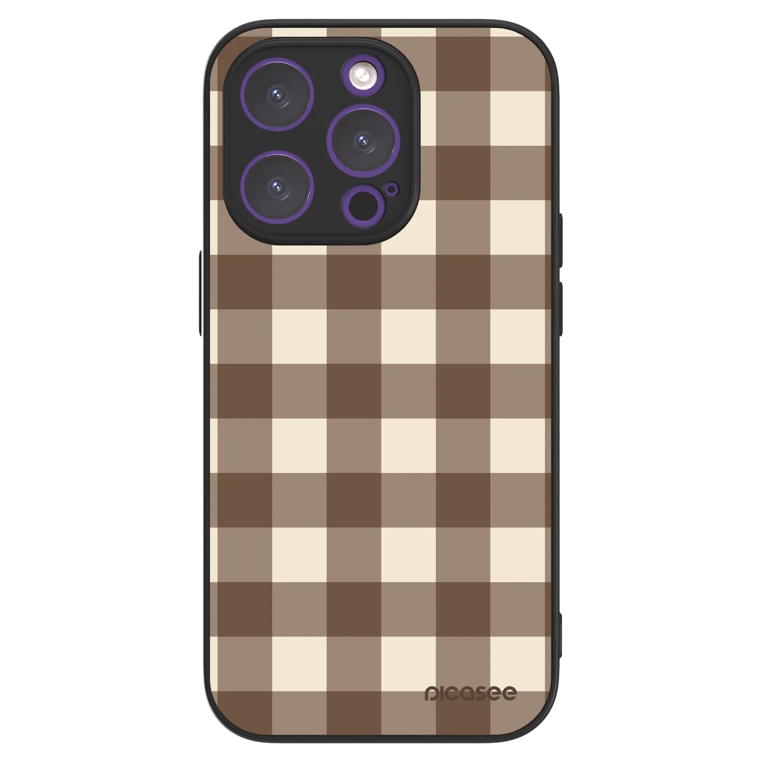 Picasee ULTIMATE CASE για Apple iPhone 14 Pro - Brown grid