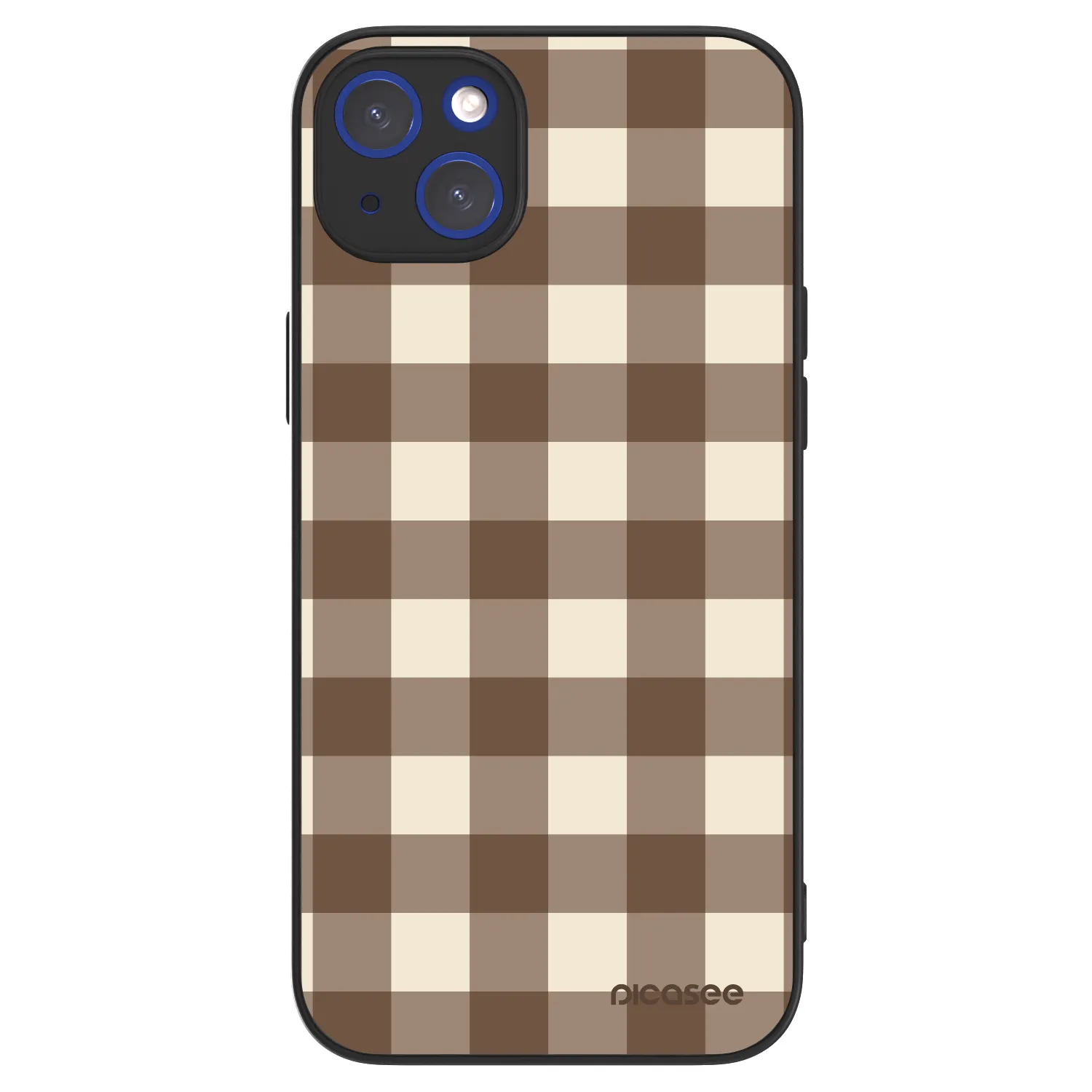 Picasee ULTIMATE CASE MagSafe pro Apple iPhone 14 Plus - Brown grid