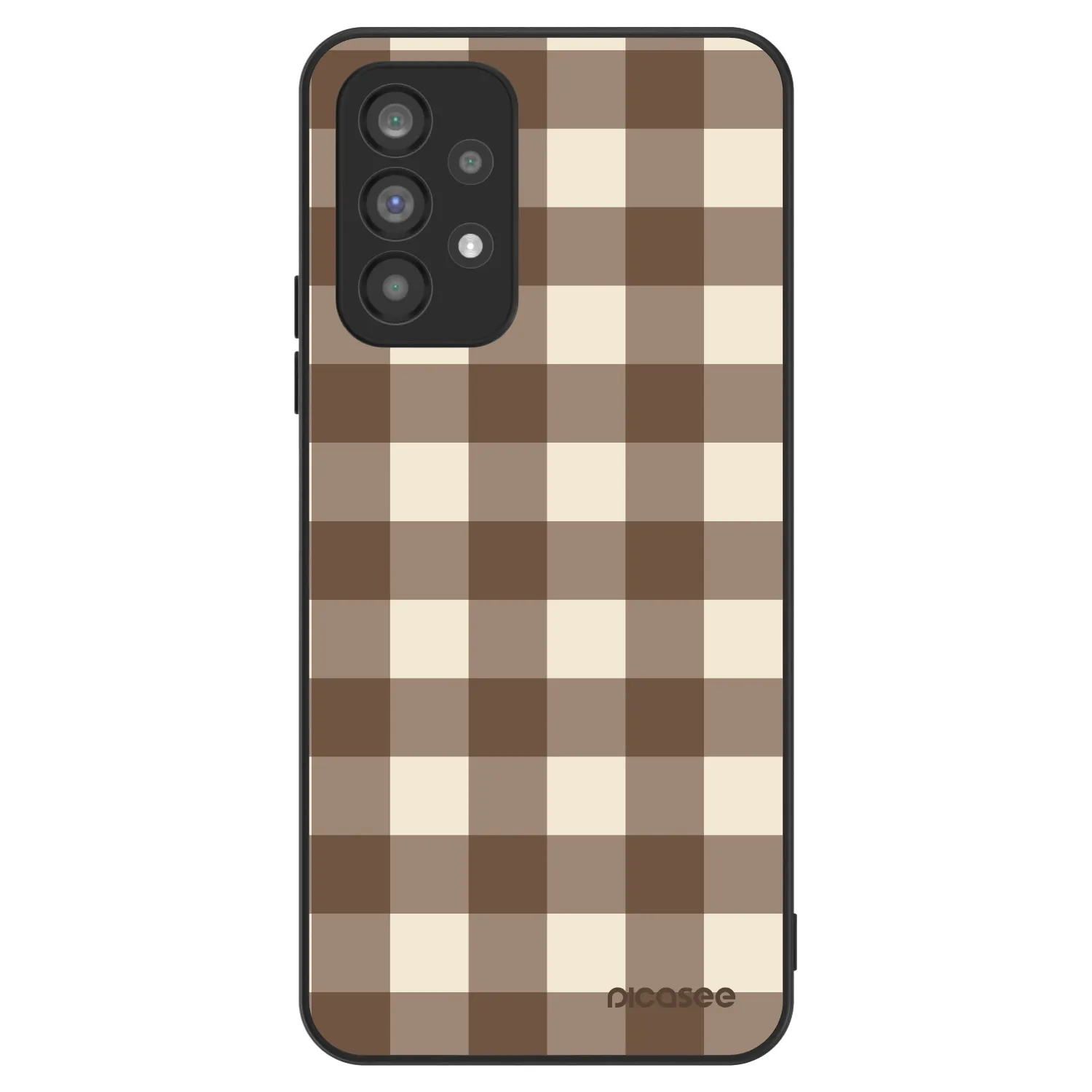 Picasee ULTIMATE CASE για Samsung Galaxy A73 5G - Brown grid