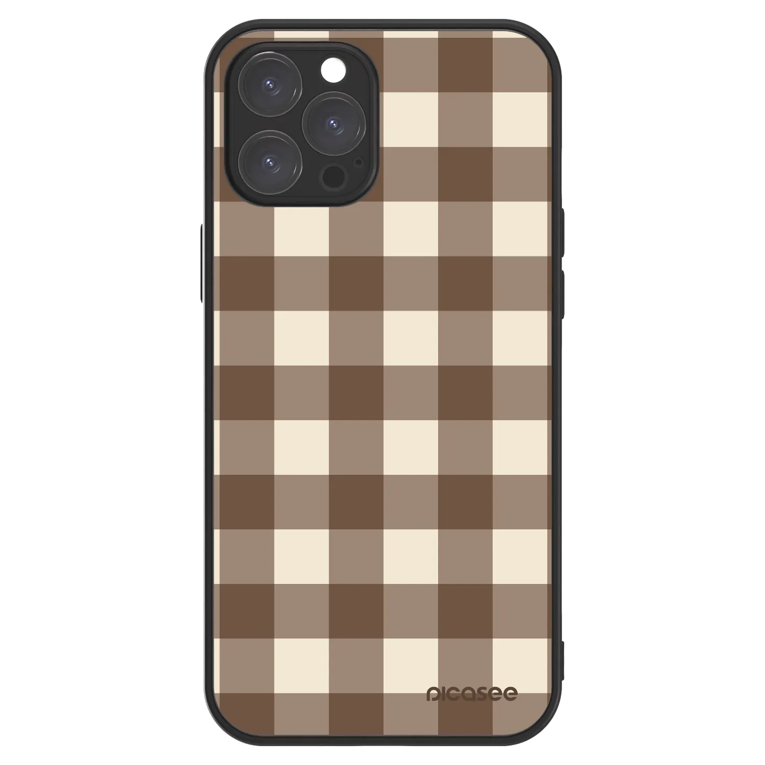 Picasee ULTIMATE CASE MagSafe pro Apple iPhone 12 Pro Max - Brown grid