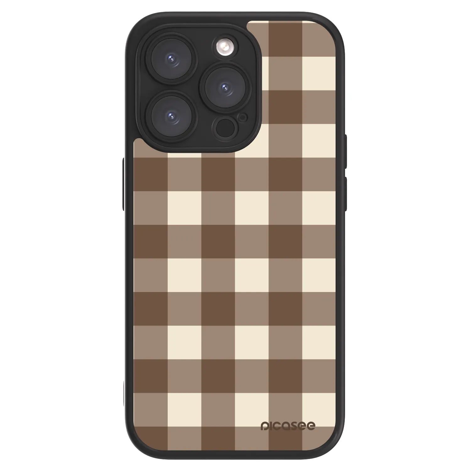 Picasee ULTIMATE CASE για Apple iPhone 15 Pro - Brown grid