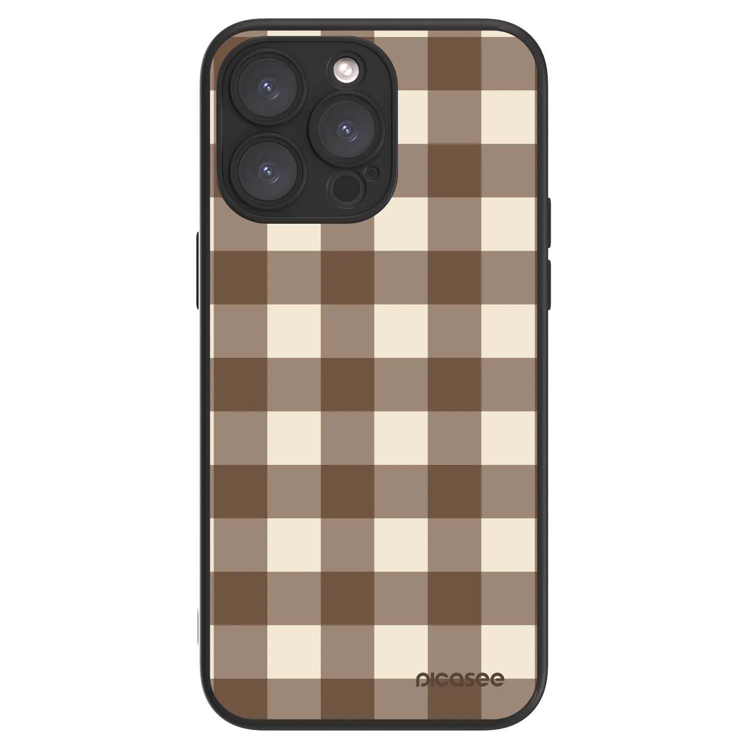Picasee ULTIMATE CASE για Apple iPhone 15 Pro Max - Brown grid