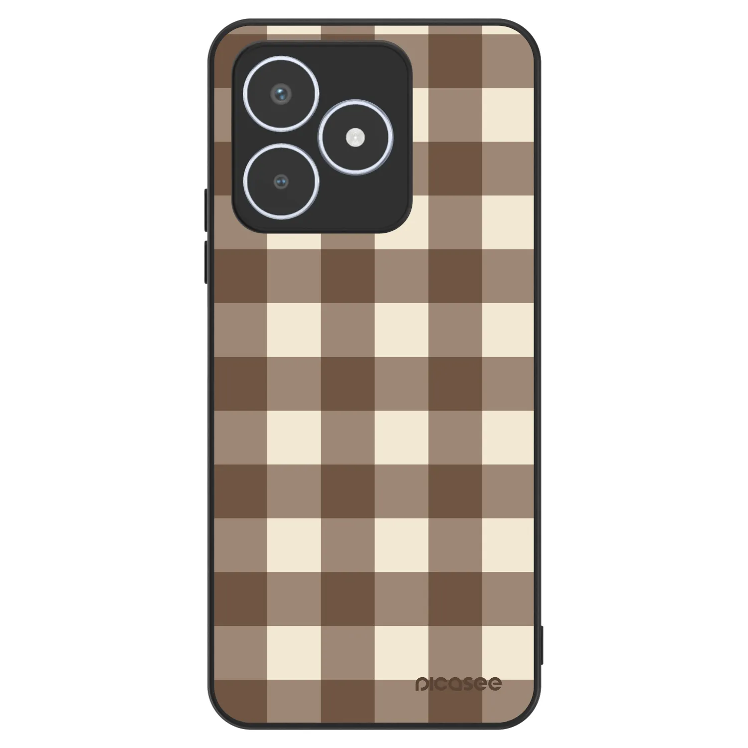 Picasee ULTIMATE CASE για Realme C53 - Brown grid