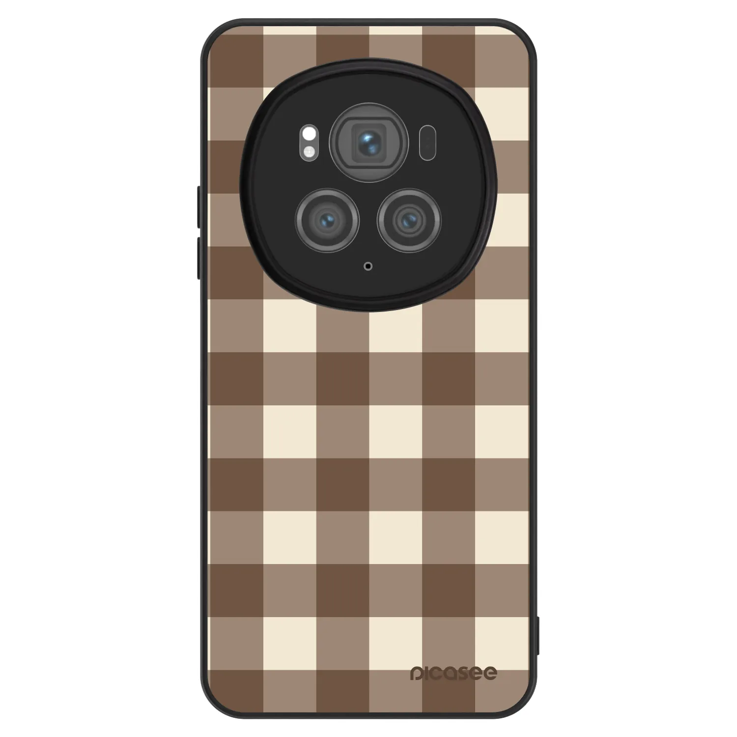 Picasee ULTIMATE CASE για Honor Magic6 Pro - Brown grid