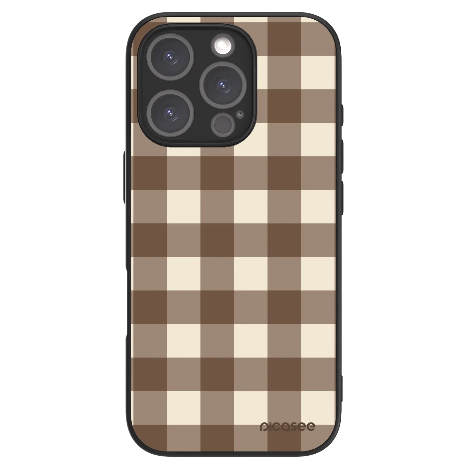 Picasee ULTIMATE CASE MagSafe pro Apple iPhone 16 Pro - Brown grid