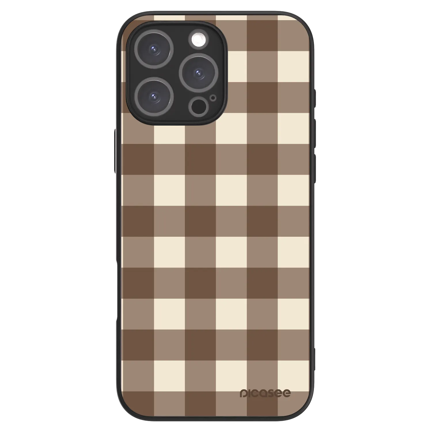 Picasee ULTIMATE CASE MagSafe pro Apple iPhone 16 Pro Max - Brown grid